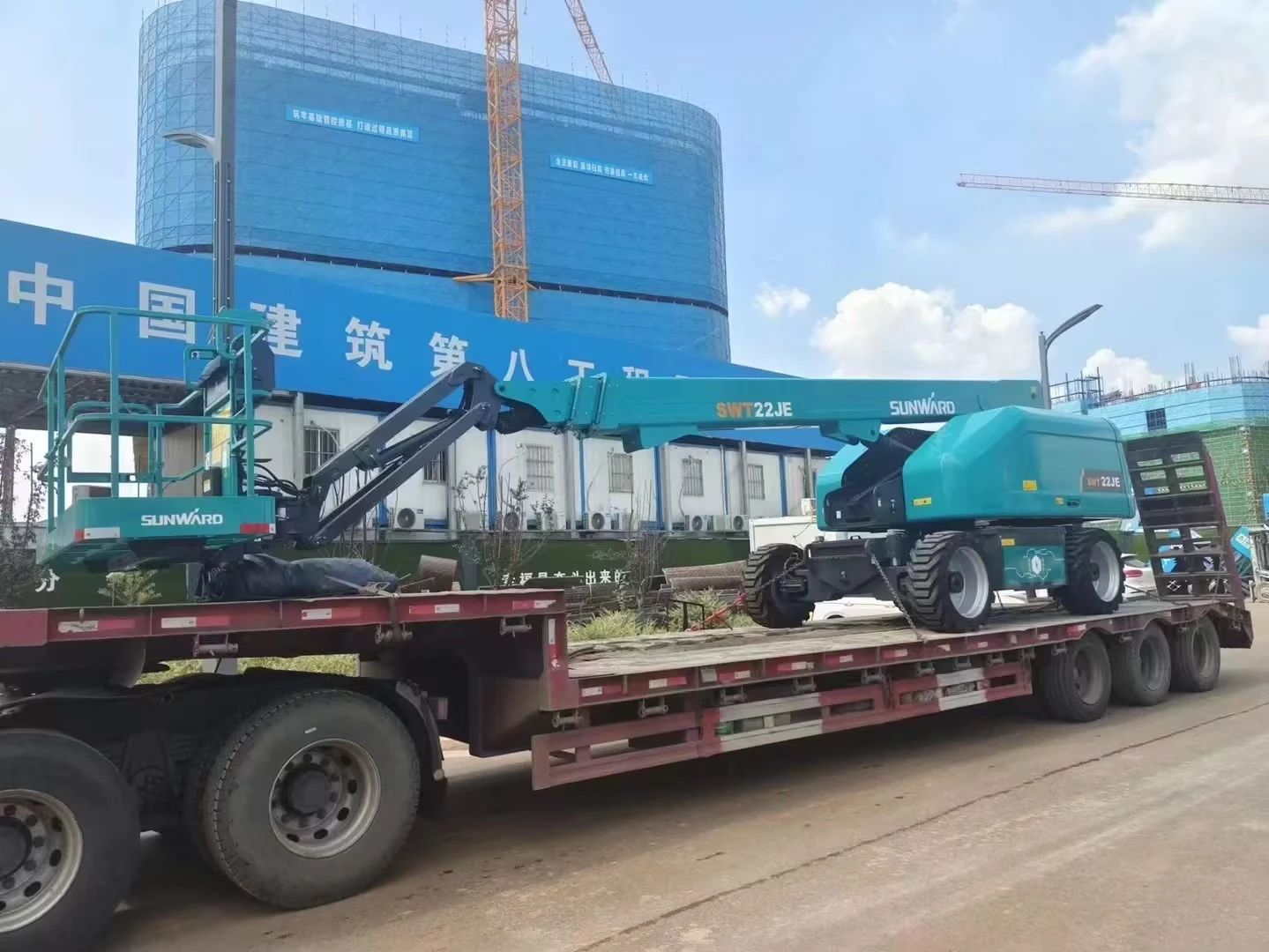 实力上新！必发集团智能电动直臂高空作业平台进军华中市场