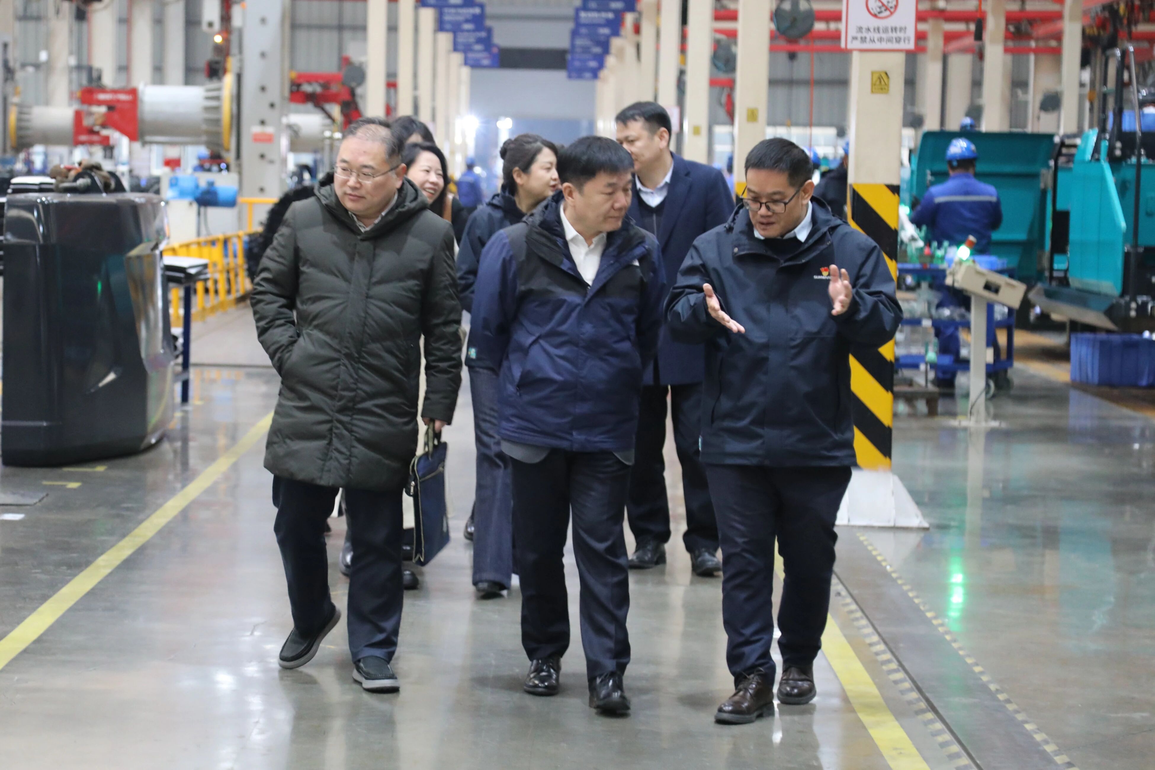 中国出口信誉保险公司湖南分公司掌管人蔡旺到访必发集团智能